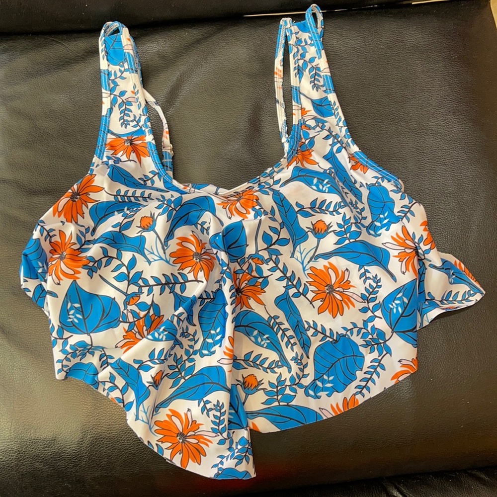 Multi color and orange bikini